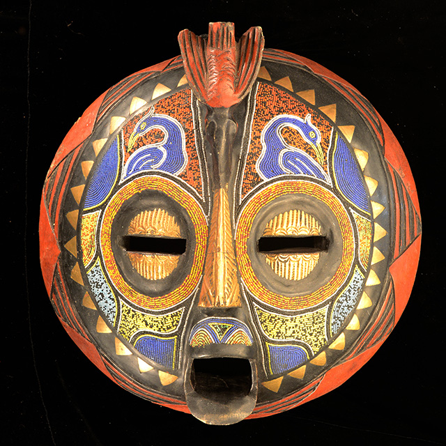 African luba mask - Click for a more detailed view of this African mask. African luba mask